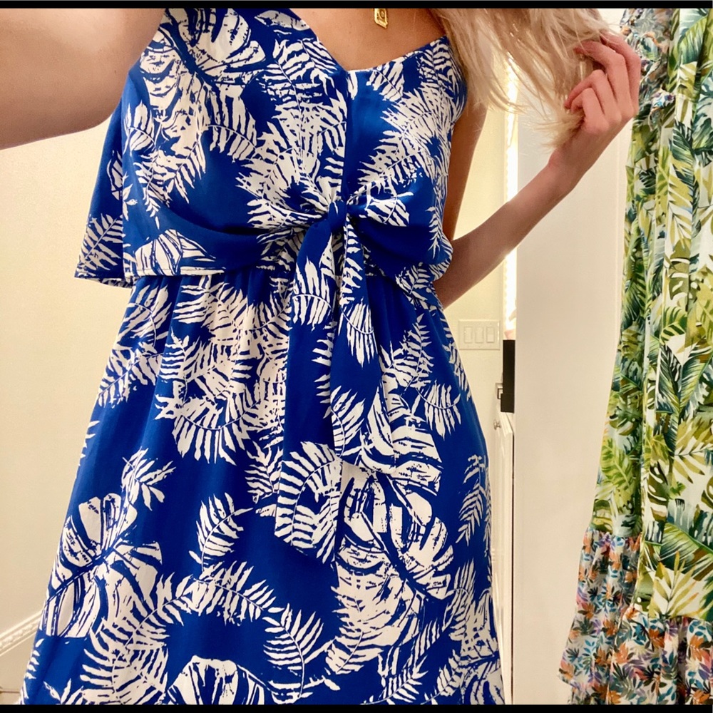 Blue maxi dress